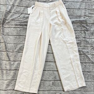 Wilfred Anyway Cream Pleated Women's Trousers